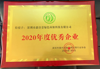 热烈祝贺我司荣获行业2020优秀企业及2020爱心企业称号